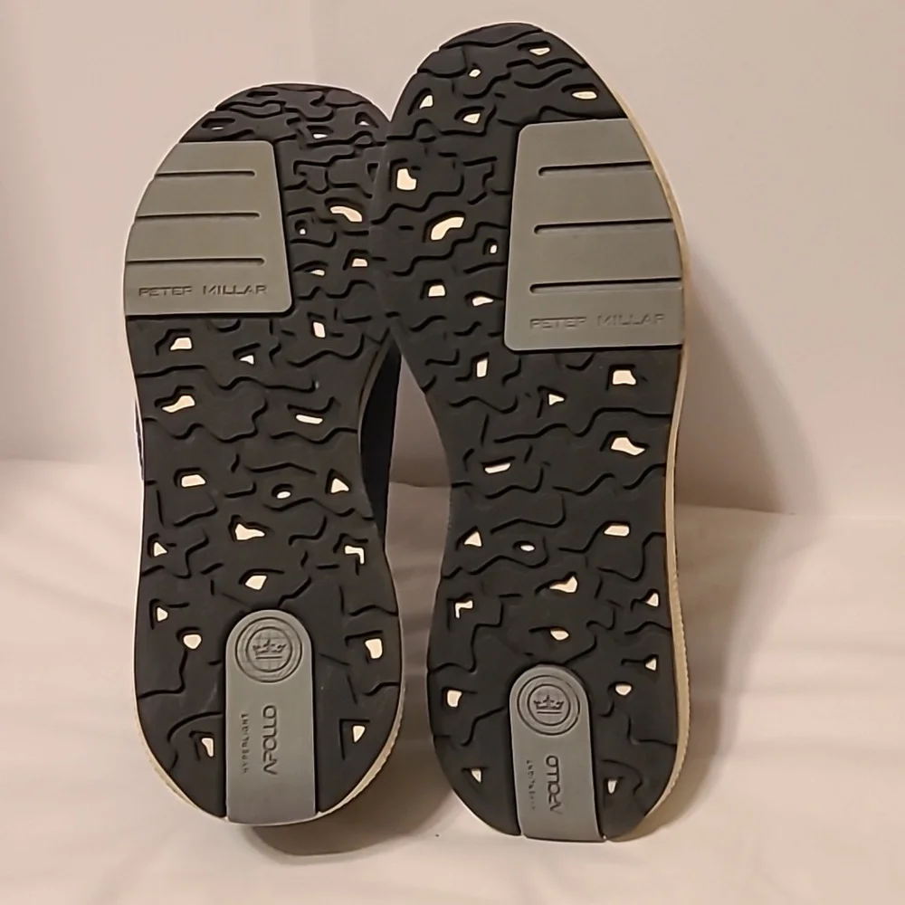 Peter Millar Hyperlight Apollo Slip On, Nebula Blue, Knit Upper, Men's Size 10.5